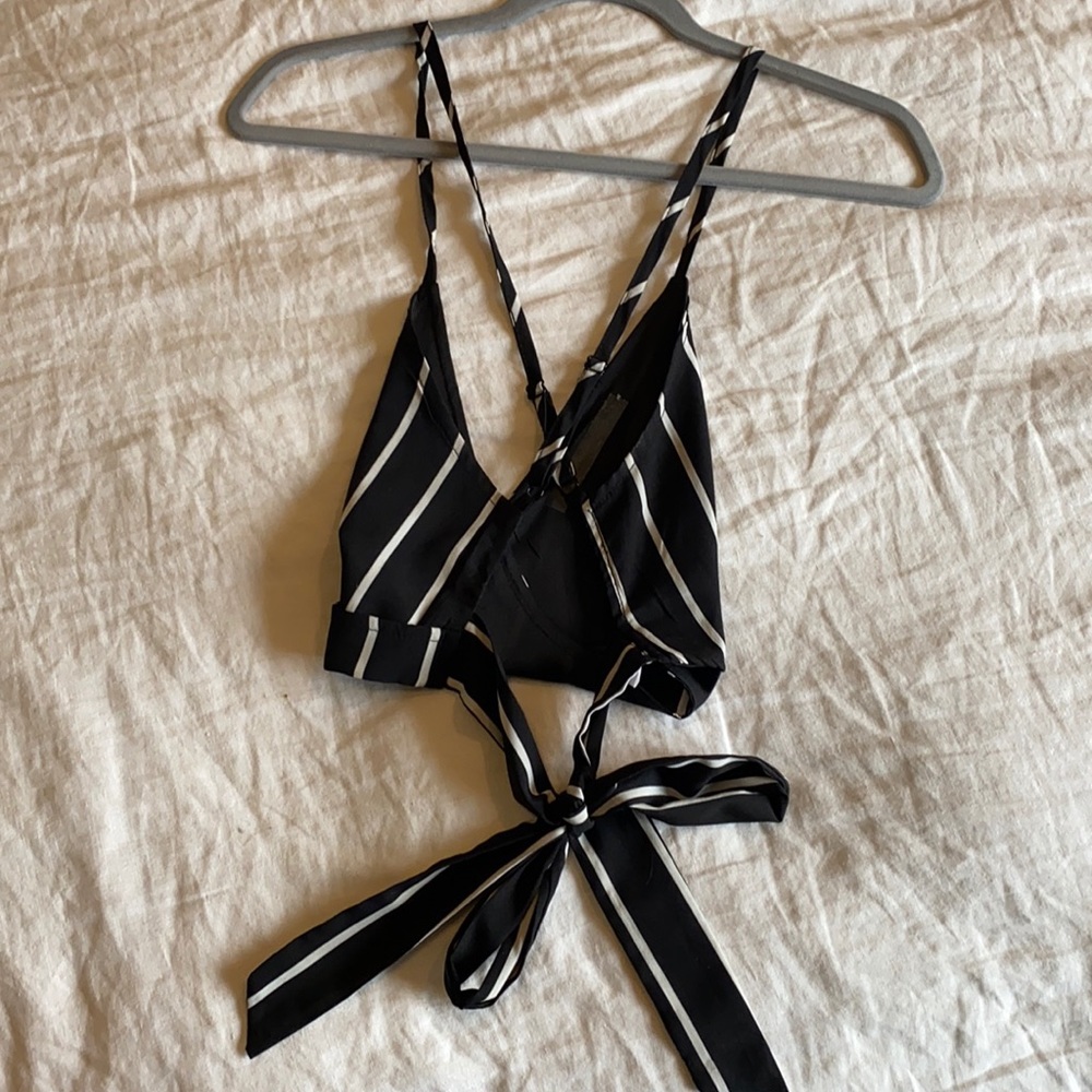 Striped crop top